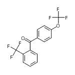 CAS 登录号：87996-57-4， [4-(三氟甲氧基)苯基][2-(三氟甲基)苯基]甲酮