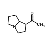 CAS#: 88001-41-6, 1-(Hexahydro-1H-pyrrolizin-1-yl)ethanone