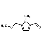 CAS#: 88065-99-0, 5-(Methoxymethyl)-1-methyl-1H-pyrrole-2-carbaldehyde