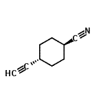 CAS#: 88075-29-0, trans-4-Ethynylcyclohexanecarbonitrile