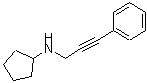 CAS#: 880804-47-7, N-(3-Phenyl-2-propyn-1-yl)cyclopentanamine
