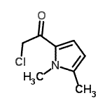 CAS#: 88098-22-0, 2-Chloro-1-(1,5-dimethyl-1H-pyrrol-2-yl)ethanone