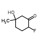 CAS#: 88100-65-6, 2-Fluoro-5-hydroxy-5-methylcyclohexanone