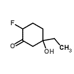 CAS#: 88100-66-7, 5-Ethyl-2-fluoro-5-hydroxycyclohexanone