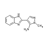 CAS 登录号：88105-09-3， 4-(1H-苯并咪唑-2-基)-1-甲基-1H-吡唑-5-胺