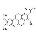 CAS#: 88114-56-1, N-[(1R,2S)-2-(3,4-Dimethoxyphenyl)-6-isopropoxy-7-methoxy-1,2,3,4-tetrahydro-1-naphthalenyl]-N-methylformamide