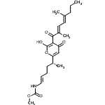 CAS#: 88192-98-7, Methyl [(1E,5R)-5-{5-[(2E,4E)-2,5-dimethyl-2,4-octadienoyl]-6-hydroxy-4-oxo-4H-pyran-2-yl}-1-hexen-1-yl]carbamate