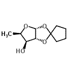 CAS#: 88212-06-0, 1,2-O-1,1-Cyclopentanediyl-5-deoxy-alpha-D-xylofuranose