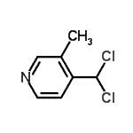 CAS#: 88237-11-0, 4-(Dichloromethyl)-3-methylpyridine