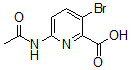 CAS#: 882430-69-5, 6-(Acetylamino)-3-Bromo-2-Pyridinecarboxylic Acid