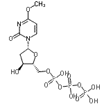 CAS 登录号：88254-09-5， 1-[2-脱氧-5-O-(羟基{[羟基(膦酰氧基)磷酰]氧基}磷酰)-beta-D-赤式-呋喃戊糖基]-4-甲氧基-2(1H)-嘧啶酮