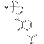 CAS 登录号：882847-09-8， [3-({[(2-甲基-2-丙基)氧基]羰基}氨基)-2-氧代-1(2H)-吡啶基]乙酸
