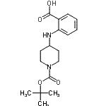 CAS#: 882847-11-2, 2-[(1-{[(2-Methyl-2-propanyl)oxy]carbonyl}-4-piperidinyl)amino]benzoic acid