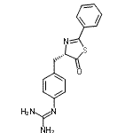 CAS 登录号：88291-51-4， 2-(4-{[(4S)-5-氧代-2-苯基-4,5-二氢-1,3-噻唑-4-基]甲基}苯基)胍