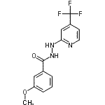 CAS#: 883010-07-9, 3-Methoxy-N'-[4-(trifluoromethyl)-2-pyridinyl]benzohydrazide