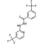 CAS#: 883010-17-1, 3-(Trifluoromethyl)-N'-[4-(trifluoromethyl)-2-pyridinyl]benzohydrazide