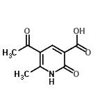CAS#: 88302-06-1, 5-Acetyl-6-methyl-2-oxo-1,2-dihydro-3-pyridinecarboxylic acid