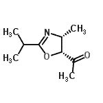 CAS#: 88309-26-6, 1-[(4R,5R)-2-Isopropyl-4-methyl-4,5-dihydro-1,3-oxazol-5-yl]ethanone