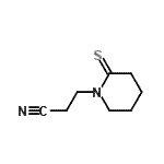 CAS#: 883242-02-2, 3-(2-Thioxo-1-piperidinyl)propanenitrile
