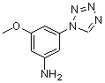 CAS 登录号：883291-48-3， 3-甲氧基-5-(1H-四唑-1-基)苯胺