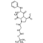CAS#: 88331-08-2, N-{[(2-Methyl-2-propanyl)oxy]carbonyl}glycyl-3-[(2S)-2-anilinopropanoyl]-4-nitro-L-prolinamide