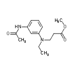 CAS#: 88351-63-7, Methyl N-(3-acetamidophenyl)-N-ethyl-beta-alaninate
