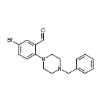 CAS#: 883512-03-6, 2-(4-Benzyl-1-piperazinyl)-5-bromobenzaldehyde