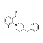 CAS#: 883512-18-3, 2-(4-Benzyl-1-piperazinyl)-3-fluorobenzaldehyde