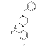 CAS#: 883522-59-6, 1-Benzyl-4-(4-bromo-2-nitrophenyl)piperazine