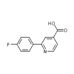 CAS 登录号：883528-25-4， 2-(4-氟苯基)异烟酸