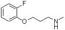 CAS#: 883542-63-0, 3-(2-Fluorophenoxy)-N-methyl-1-propanamine