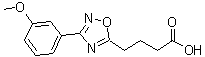CAS 登录号：883546-59-6， 4-[3-(3-甲氧基苯基)-1,2,4-恶二唑-5-基]丁酸