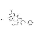 CAS#: 88372-38-7, [(3R)-3-{[(2R)-1-Ethoxy-1-oxo-4-phenyl-2-butanyl]amino}-2-oxo-2,3,4,5-tetrahydro-1H-1-benzazepin-1-yl]acetic acid hydrochloride (1:1)