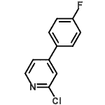 CAS 登录号：883874-84-8， 2-氯-4-(4-氟苯基)吡啶