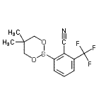 CAS#: 883899-03-4, 2-(5,5-Dimethyl-1,3,2-dioxaborinan-2-yl)-6-(trifluoromethyl)benzonitrile