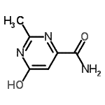 CAS#: 88394-13-2, 2-Methyl-6-oxo-1,6-dihydro-4-pyrimidinecarboxamide