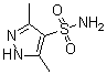 CAS 登录号：88398-54-3， 3,5-二甲基-1H-吡唑-4-磺酰胺