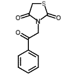 CAS 登录号：88419-01-6， 3-(2-氧代-2-苯基乙基)-1,3-噻唑烷-2,4-二酮