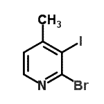 CAS#: 884494-42-2, 2-Bromo-3-iodo-4-methylpyridine