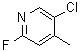 CAS # 884494-88-6, 5-Chloro-2-fluoro-4-methylpyridine