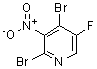 CAS#: 884494-91-1, 2,4-Dibromo-5-fluoro-3-nitropyridine