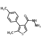 CAS#: 884497-35-2, 5-Methyl-4-(4-methylphenyl)-3-thiophenecarbohydrazide