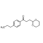 CAS#: 884504-30-7, 3-(1,3-Dioxan-2-yl)-1-(4-propylphenyl)-1-propanone