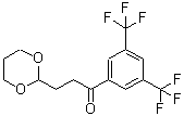 CAS 登录号：884504-38-5， 1-[3,5-二(三氟甲基)苯基]-3-(1,3-二恶烷-2-基)-1-丙酮