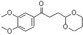 CAS#: 884504-43-2, 1-(3,4-Dimethoxyphenyl)-3-(1,3-dioxan-2-yl)-1-propanone