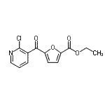 CAS#: 884504-83-0, Ethyl 5-[(2-chloro-3-pyridinyl)carbonyl]-2-furoate