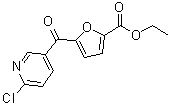 CAS 登录号：884504-84-1， 5-[(6-氯-3-吡啶基)羰基]-2-糠酸乙酯