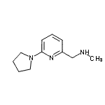 CAS#: 884507-14-6, N-Methyl-1-[6-(1-pyrrolidinyl)-2-pyridinyl]methanamine