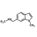 CAS#: 884507-20-4, N-Methyl-1-(1-methyl-1H-indol-6-yl)methanamine