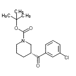 CAS 登录号：884512-09-8， 2-甲基-2-丙基(3R)-3-(3-氯苯甲酰基)-1-哌啶羧酸酯